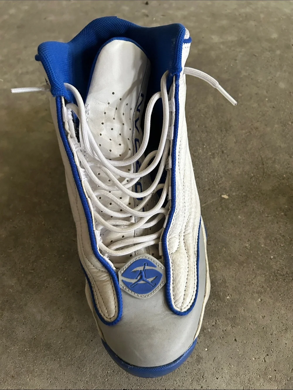 Nike JORDAN VP Blue and White Athletic Sneakers